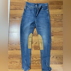 Polo Ralph Lauren women's Equestrian Riding Jeans Leather Patch